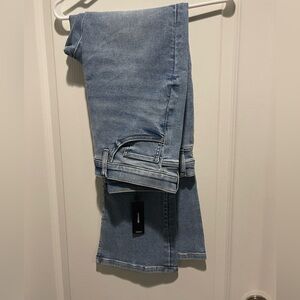 Express jeans size 14 short skyscraper mid rise new with tag